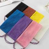 Maxbell Exfoliating Washcloth Convenient Smooth Skin for Men and Women Body Scrubber Pink