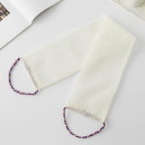 Maxbell Exfoliating Washcloth Convenient Smooth Skin for Men and Women Body Scrubber White