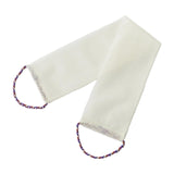 Maxbell Exfoliating Washcloth Convenient Smooth Skin for Men and Women Body Scrubber White