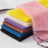 Maxbell Exfoliating Washcloth Convenient Smooth Skin for Men and Women Body Scrubber White