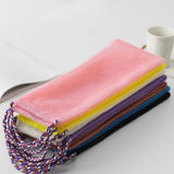 Maxbell Exfoliating Washcloth Convenient Smooth Skin for Men and Women Body Scrubber White