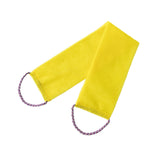 Maxbell Exfoliating Washcloth Convenient Smooth Skin for Men and Women Body Scrubber Yellow