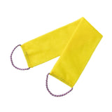 Maxbell Exfoliating Washcloth Convenient Smooth Skin for Men and Women Body Scrubber Yellow