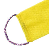 Maxbell Exfoliating Washcloth Convenient Smooth Skin for Men and Women Body Scrubber Yellow