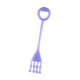 Maxbell Toe Training Band Resistance Foot Leg Stretcher Stretching Strap with Loop Violet