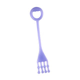 Maxbell Toe Training Band Resistance Foot Leg Stretcher Stretching Strap with Loop Violet