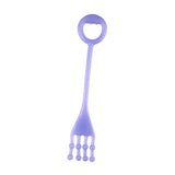 Maxbell Toe Training Band Resistance Foot Leg Stretcher Stretching Strap with Loop Violet