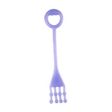 Maxbell Toe Training Band Resistance Foot Leg Stretcher Stretching Strap with Loop Violet