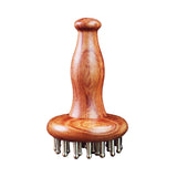 Maxbell Handheld Wooden Massager Ergonomic Manual Brush for Legs Traveling Women Men