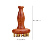 Maxbell Wooden Massage Brush Muscle Relaxation Body Massager for Shoulder Legs Thigh