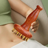 Maxbell Wooden Massage Brush Muscle Relaxation Body Massager for Shoulder Legs Thigh