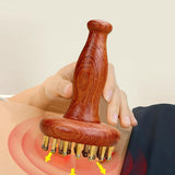 Maxbell Wooden Massage Brush Muscle Relaxation Body Massager for Shoulder Legs Thigh
