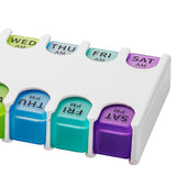 Maxbell Pill Box Compact Sealing Medication Dispenser for Supplement Oils Medication