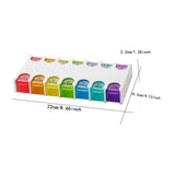 Maxbell Pill Box Compact Sealing Medication Dispenser for Supplement Oils Medication