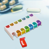 Maxbell Pill Box Compact Sealing Medication Dispenser for Supplement Oils Medication