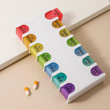 Maxbell Pill Box Compact Sealing Medication Dispenser for Supplement Oils Medication