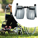 Maxbell Wheelchair Footrest for Elderly Ergonomic Stable Nonslip Texture Replacement