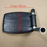 Maxbell 2 Pieces Wheelchair Footplate Replacement Equipment Transport Chair Footrest