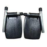 Maxbell 2 Pieces Wheelchair Footplate Replacement Equipment Transport Chair Footrest