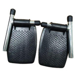 Maxbell 2 Pieces Wheelchair Footplate Replacement Equipment Transport Chair Footrest