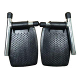 Maxbell 2 Pieces Wheelchair Footplate Replacement Equipment Transport Chair Footrest