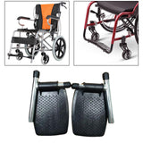 Maxbell 2 Pieces Wheelchair Footplate Replacement Equipment Transport Chair Footrest
