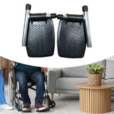Maxbell 2 Pieces Wheelchair Footplate Replacement Equipment Transport Chair Footrest