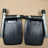 Maxbell 2 Pieces Wheelchair Footplate Replacement Equipment Transport Chair Footrest