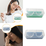 Maxbell 2 Pieces Silicone Eye Wash Cups Measuring Cup for Cleansing Makeup Eye Rinse Green Color Box