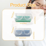 Maxbell 2 Pieces Silicone Eye Wash Cups Measuring Cup for Cleansing Makeup Eye Rinse Green Color Box