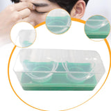 Maxbell 2 Pieces Silicone Eye Wash Cups Measuring Cup for Cleansing Makeup Eye Rinse Green Color Box