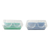 Maxbell 2 Pieces Silicone Eye Wash Cups Measuring Cup for Cleansing Makeup Eye Rinse Green Color Box