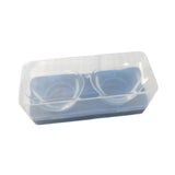 Maxbell 2 Pieces Silicone Eye Wash Cups Measuring Cup for Cleansing Makeup Eye Rinse Blue Box