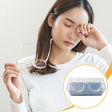 Maxbell 2 Pieces Silicone Eye Wash Cups Measuring Cup for Cleansing Makeup Eye Rinse Blue Box