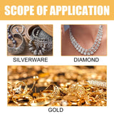 Maxbell Jewelry Cleaner Concentrate Compact Jewellry Clean for Rings Crafts Jewellry