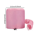 Maxbell Hair Dry Hoods Styling with Drawstring Strap Attachment Hair Dryer Bonnet pink