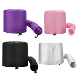 Maxbell Hair Dry Hoods Styling with Drawstring Strap Attachment Hair Dryer Bonnet pink