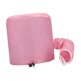Maxbell Hair Dry Hoods Styling with Drawstring Strap Attachment Hair Dryer Bonnet pink