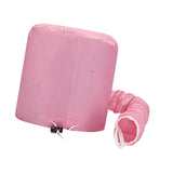 Maxbell Hair Dry Hoods Styling with Drawstring Strap Attachment Hair Dryer Bonnet pink