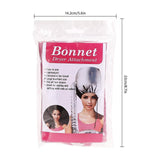 Maxbell Hair Dry Hoods Styling with Drawstring Strap Attachment Hair Dryer Bonnet pink