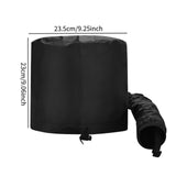 Maxbell Hair Dry Hoods Styling with Drawstring Strap Attachment Hair Dryer Bonnet black