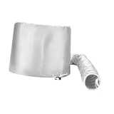 Maxbell Hair Dry Hoods Styling with Drawstring Strap Attachment Hair Dryer Bonnet silvery
