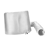 Maxbell Hair Dry Hoods Styling with Drawstring Strap Attachment Hair Dryer Bonnet silvery