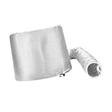Maxbell Hair Dry Hoods Styling with Drawstring Strap Attachment Hair Dryer Bonnet silvery