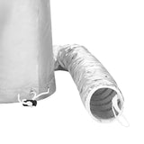 Maxbell Hair Dry Hoods Styling with Drawstring Strap Attachment Hair Dryer Bonnet silvery