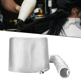 Maxbell Hair Dry Hoods Styling with Drawstring Strap Attachment Hair Dryer Bonnet silvery