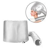 Maxbell Hair Dry Hoods Styling with Drawstring Strap Attachment Hair Dryer Bonnet silvery