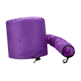 Maxbell Hair Dry Hoods Styling with Drawstring Strap Attachment Hair Dryer Bonnet violet