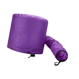 Maxbell Hair Dry Hoods Styling with Drawstring Strap Attachment Hair Dryer Bonnet violet
