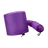 Maxbell Hair Dry Hoods Styling with Drawstring Strap Attachment Hair Dryer Bonnet violet